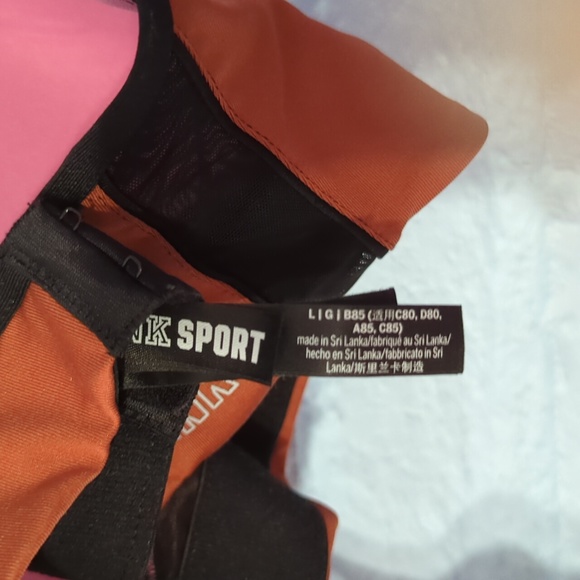 PINK Burnt Orange Sports Bra - Picture 2 of 3